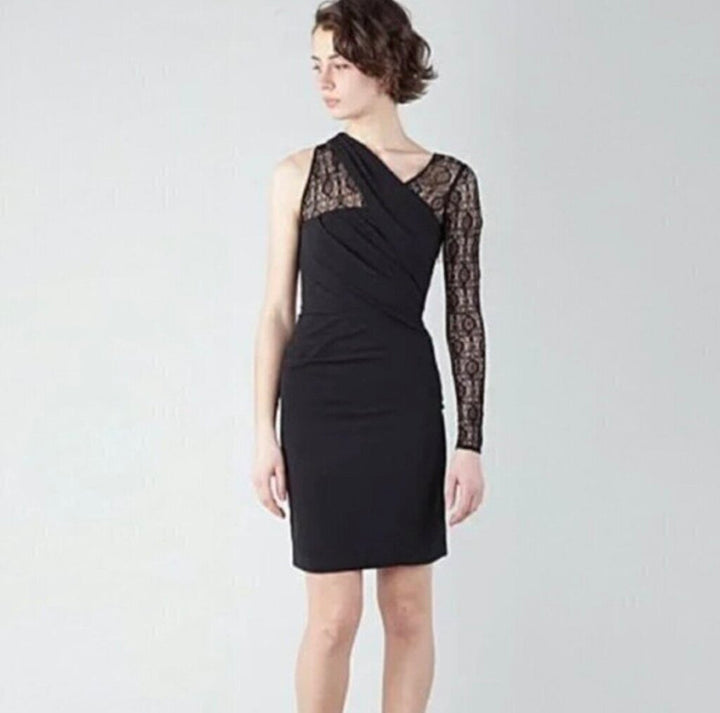 Helmut Lang Asymmetrical Mini Dress - Size 4
