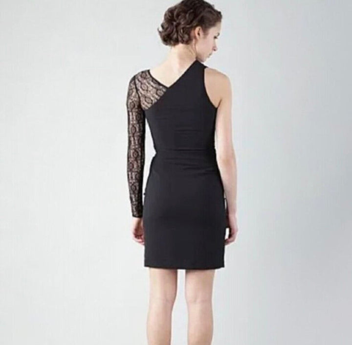 Helmut Lang Asymmetrical Mini Dress - Size 4