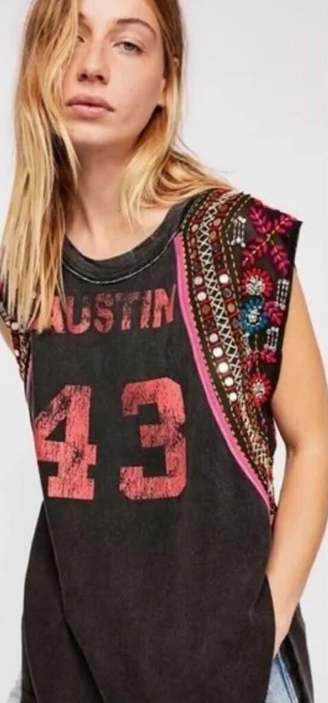 Free People Summer Nights Tee - Size Small