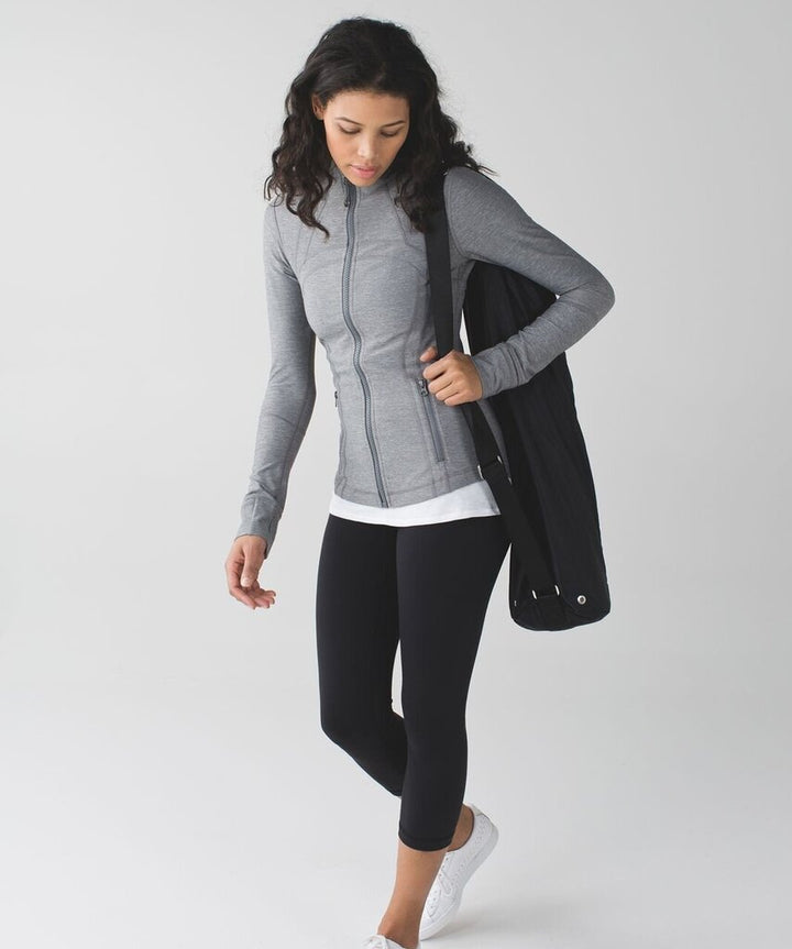 Lululemon Define Jacket Brushed Heather Slate- Size 4 (Org. Retail $118)