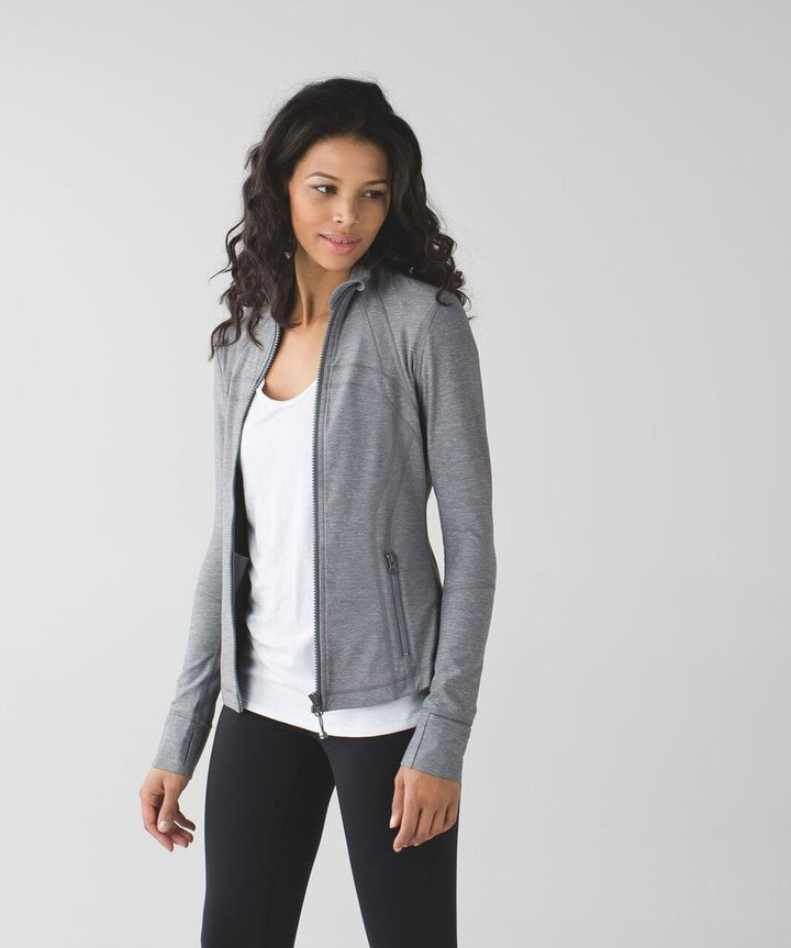 Lululemon Define Jacket Brushed Heather Slate- Size 4 (Org. Retail $118)