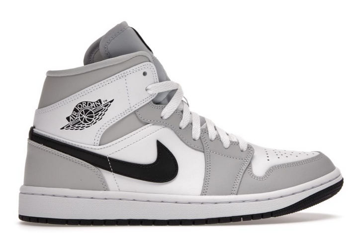 Nike Air Jordan 1 Mid Sneakers Smoke Grey-Size 6.5