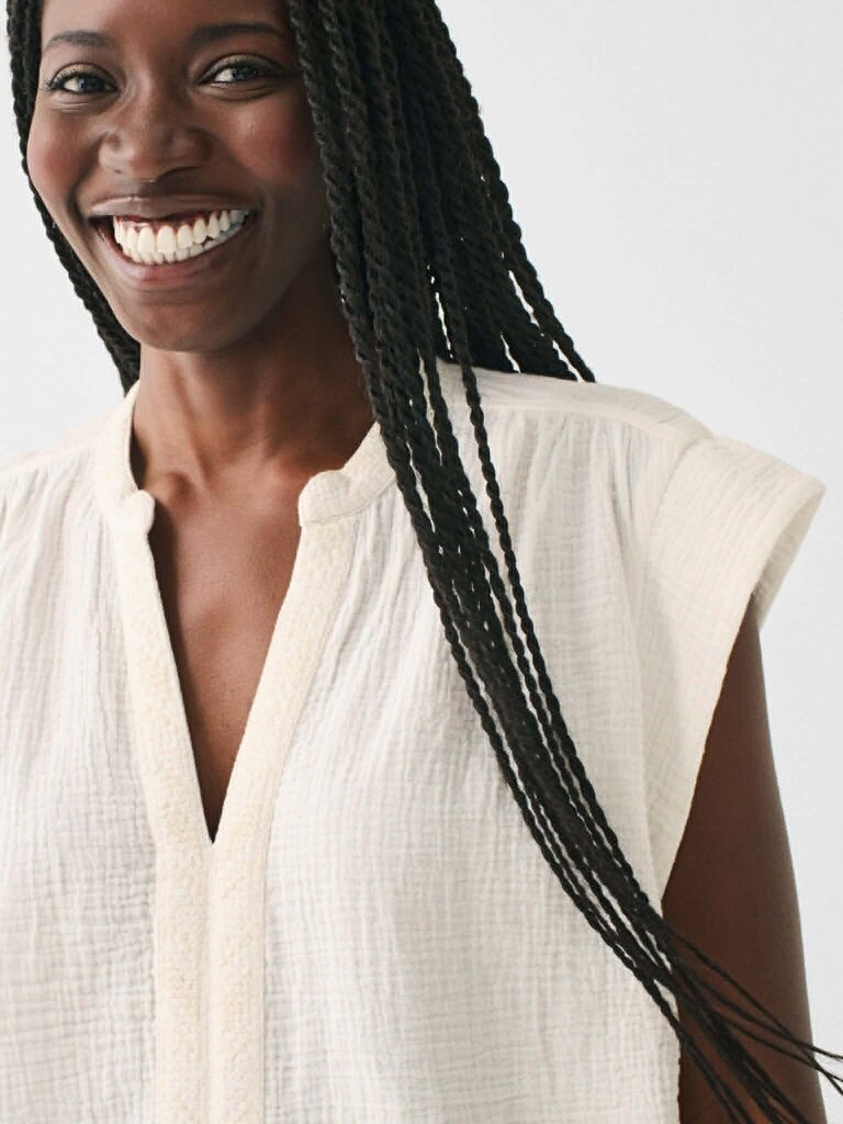 Faherty Dream Cotton Gauze Lucia Dress - Size XS(Retails $158)