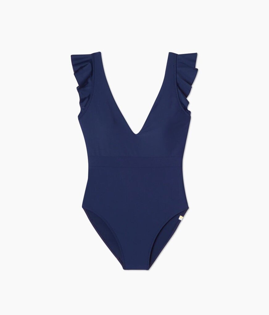 Summersalt NWT Ruffle Backflip Swimsuit in Deep Sea- Size 10