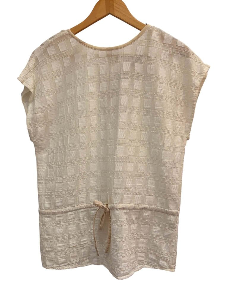 Ace & Jig Textured Tie Front Top - Size Small