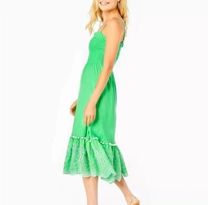 Lilly Pulitzer Modesto Dress in Cabana Green - Size Small