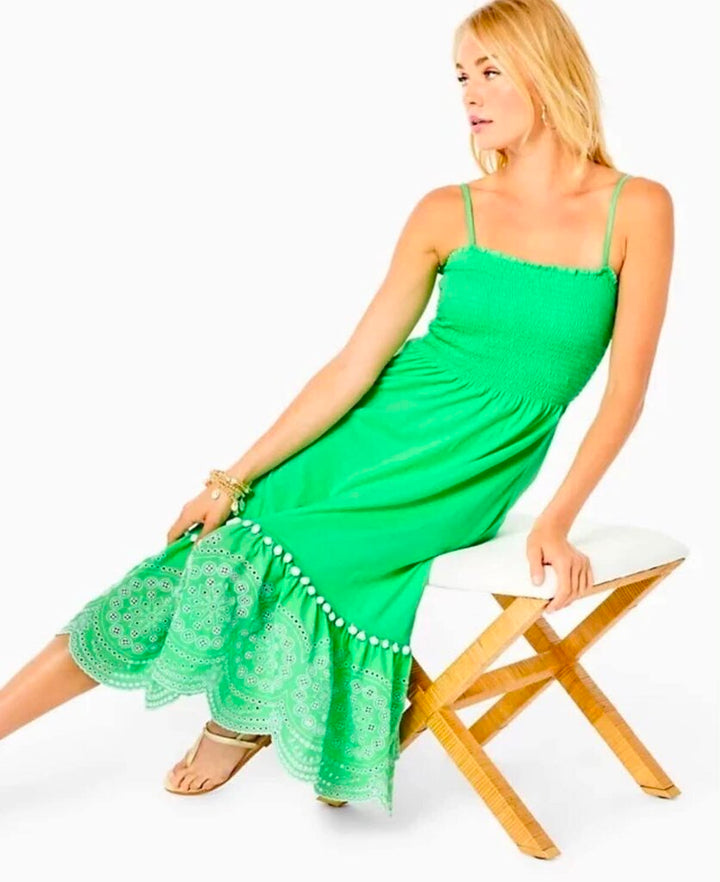 Lilly Pulitzer Modesto Dress in Cabana Green - Size Small