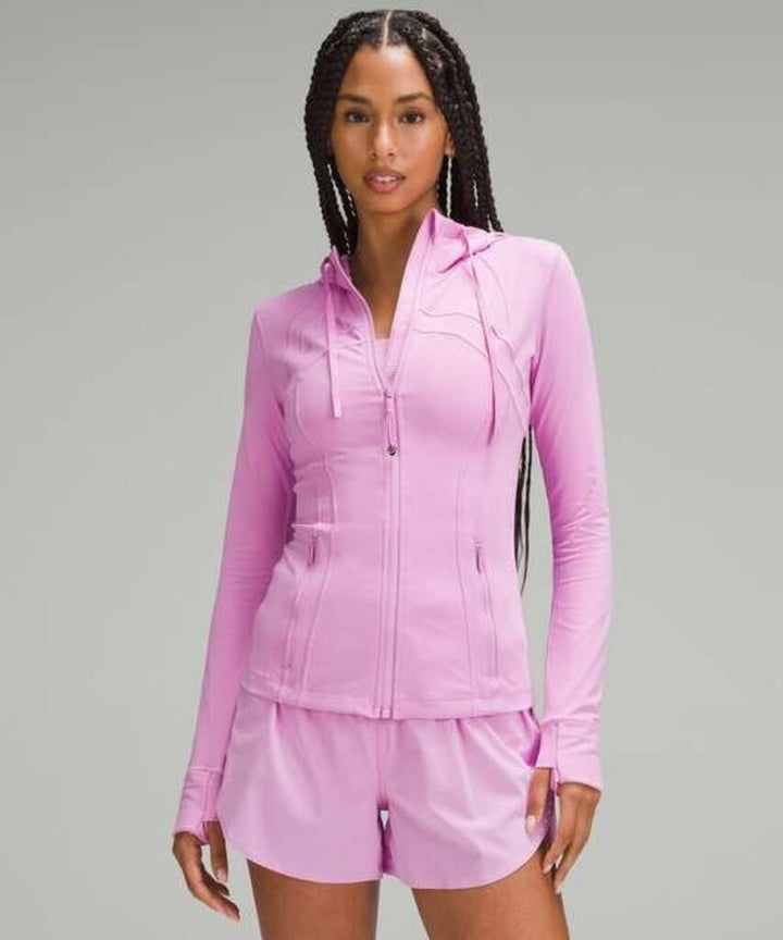 Lululemon Pink Hooded Define Jacket- Size 4