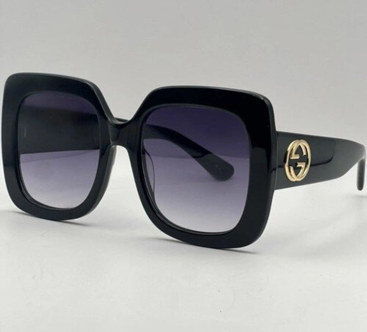 Gucci Gg0083s Oversized Square Sunglasses (W/ Case)