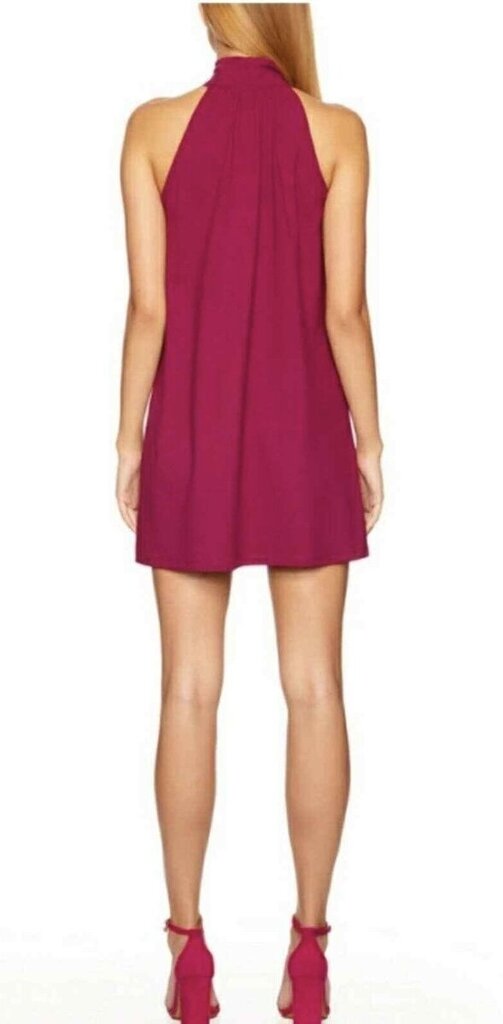 Susano Monaco Turtleneck Pleated Dress - Size Medium