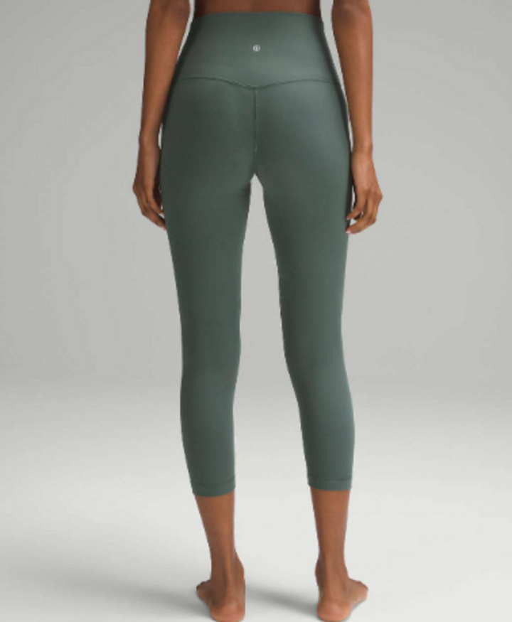 Lululemon NWT Align High-Rise Crop 23" In Dark Forest - Size 12