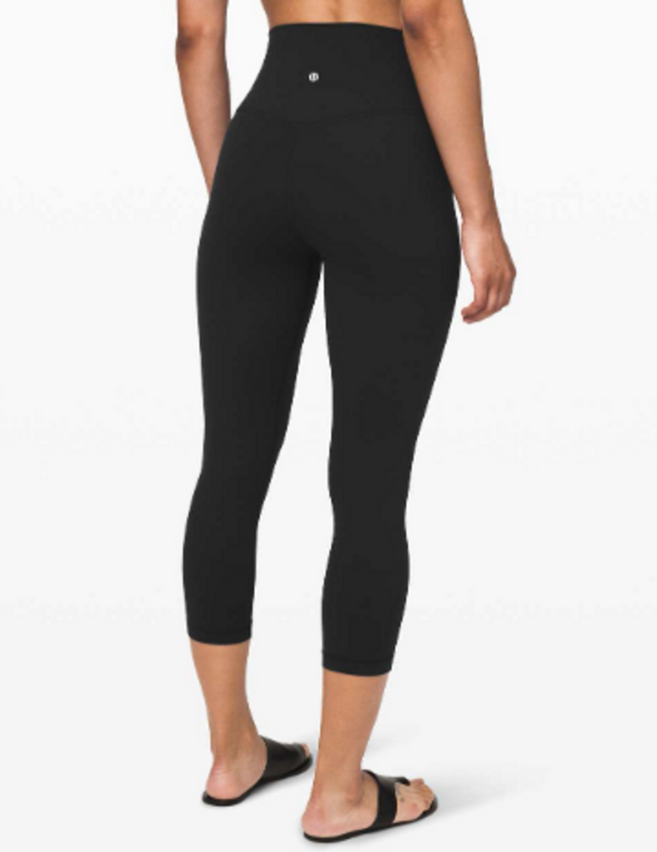 Lululemon NWT Align Crop *21" In Black - Size 12
