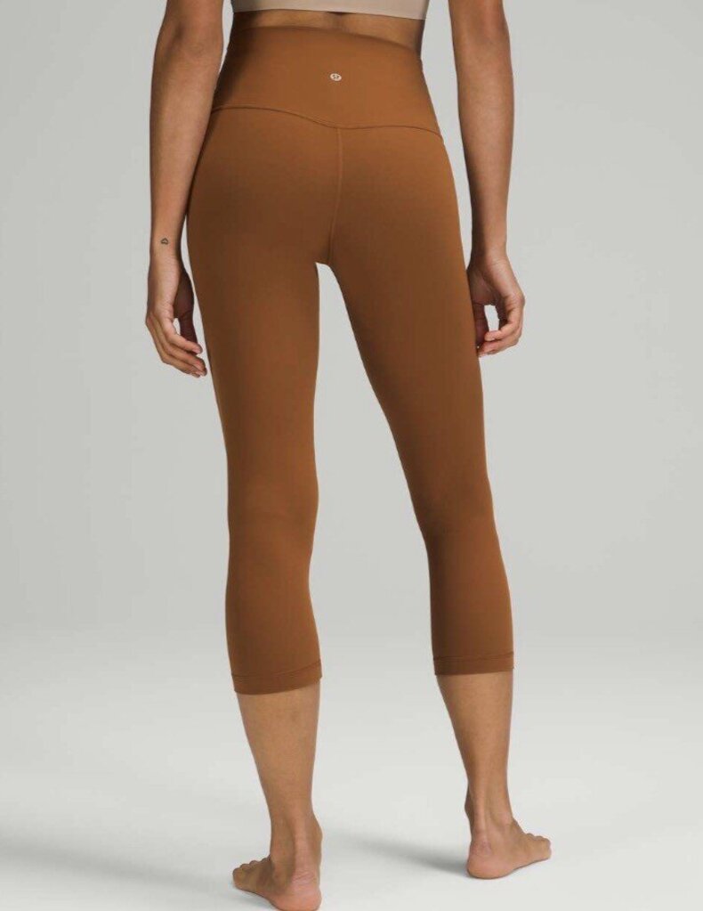 Lululemon Align High-Rise Crop 21* in Copper Brown (Retails for $88) - Size 12