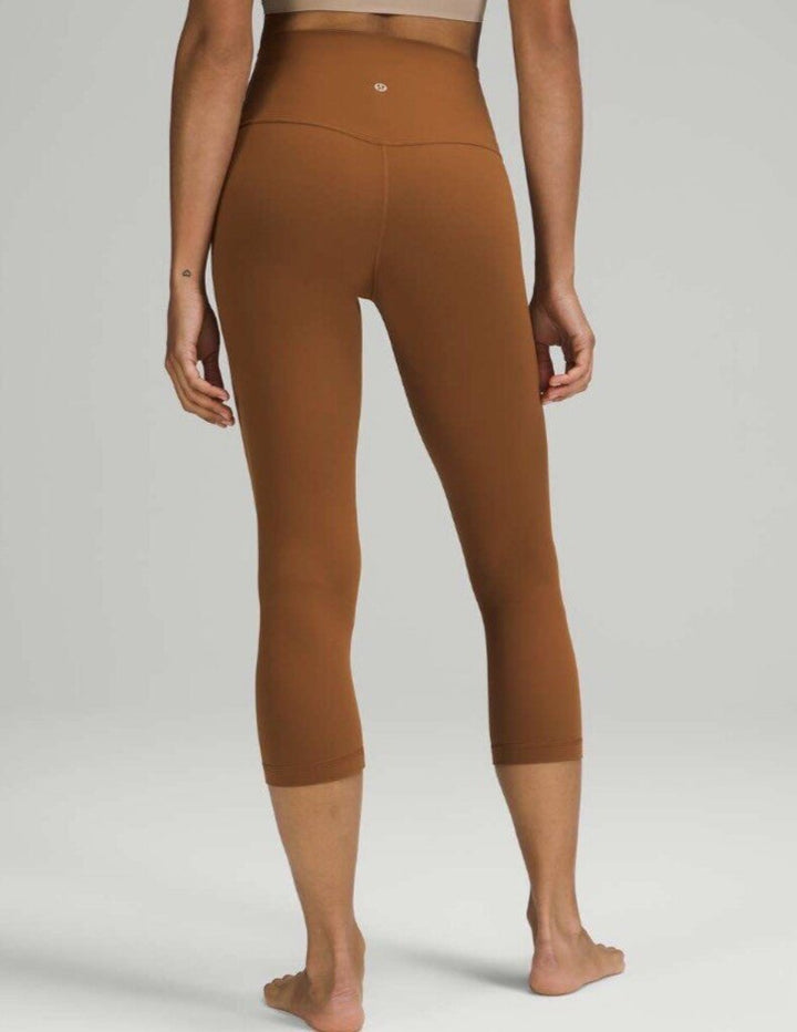 Lululemon Align High-Rise Crop 21* in Copper Brown (Retails for $88) - Size 12