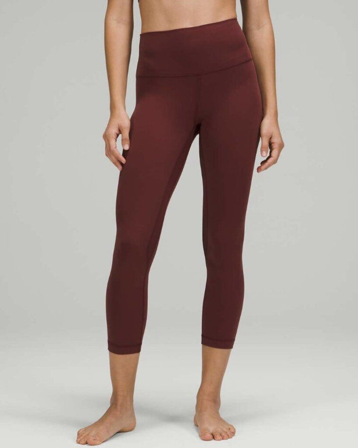 Lululemon Align High-Rise Crop 23" in Red Merlot (Retails for $88) - Size 12