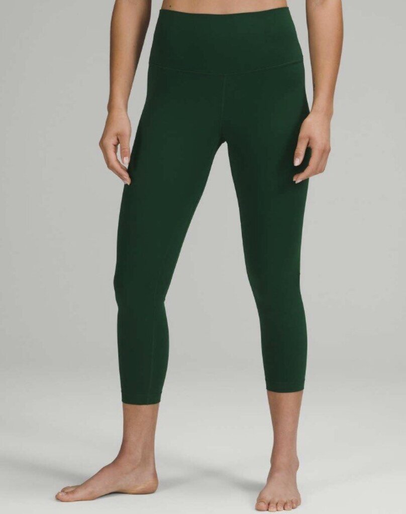 Lululemon Align High-Rise Crop 23" in Everglade Green (Retails for $88) - Size 12