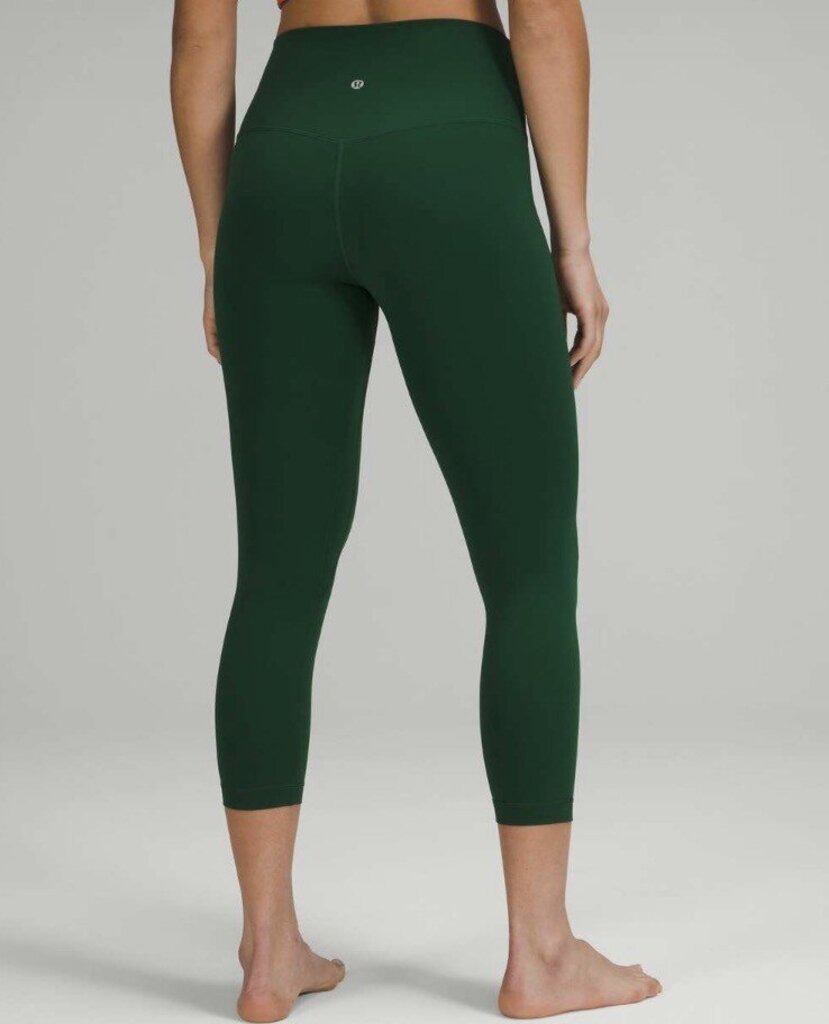 Lululemon Align High-Rise Crop 23" in Everglade Green (Retails for $88) - Size 12