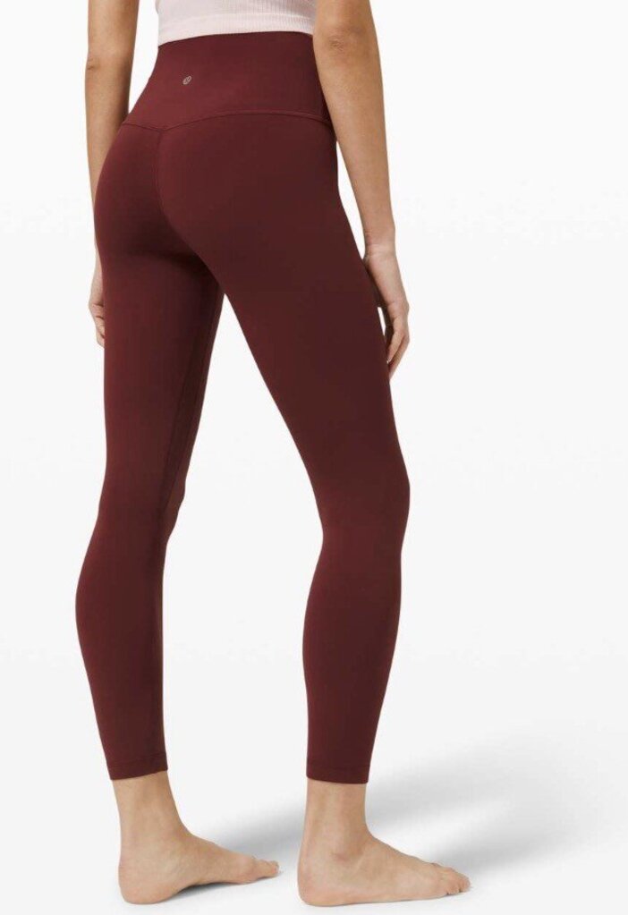 Lululemon Align Pant 25" in Red Merlot (Retails for $98) - Size 12