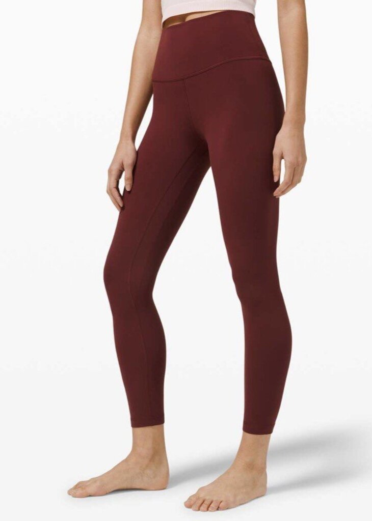 Lululemon Align Pant 25" in Red Merlot (Retails for $98) - Size 12