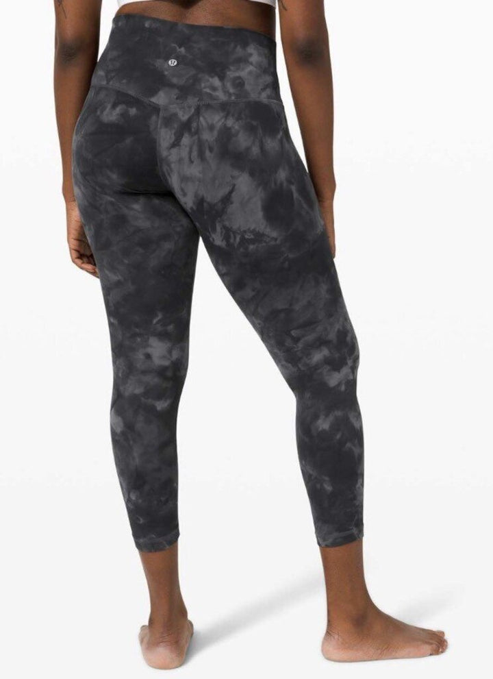 Lululemon Align Pant 25" *Diamond Dye in Pitch Grey Graphite Grey (Retails for $118) - Size 12