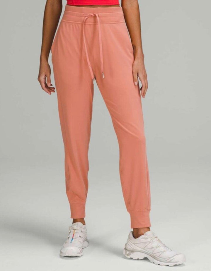 Lululemon Rulu Ready to Run Joggers in Pink Savnnah - Size 8