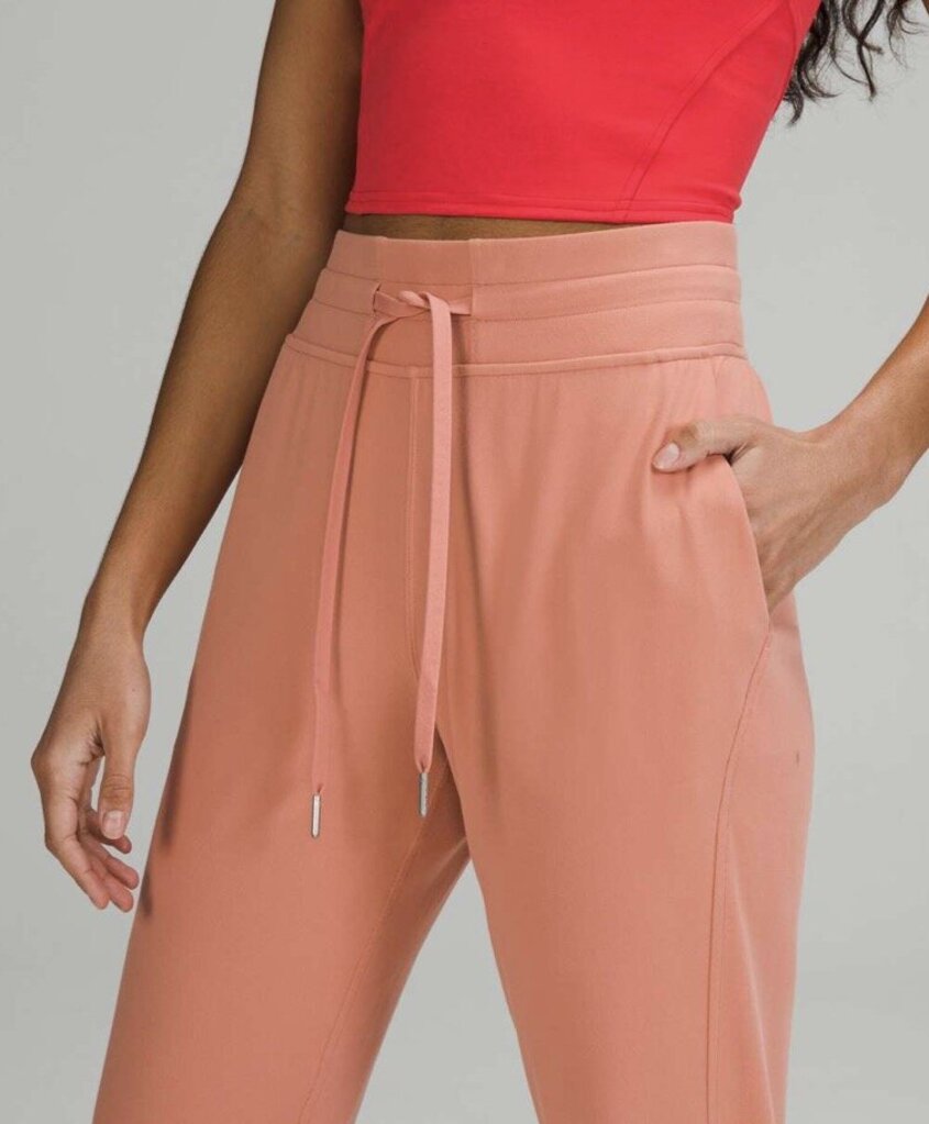 Lululemon Rulu Ready to Run Joggers in Pink Savnnah - Size 8