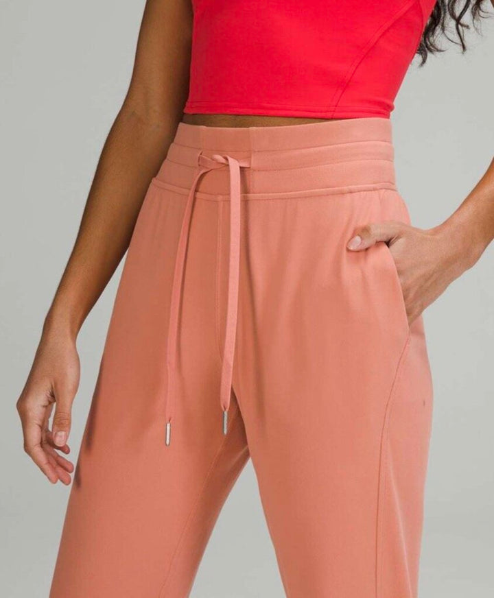 Lululemon Rulu Ready to Run Joggers in Pink Savnnah - Size 8