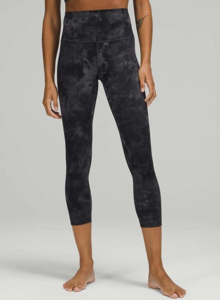 Lululemon Align High-Rise Crop 23" in Pitch Grey Graphite Grey (Retails for $98) - Size 12