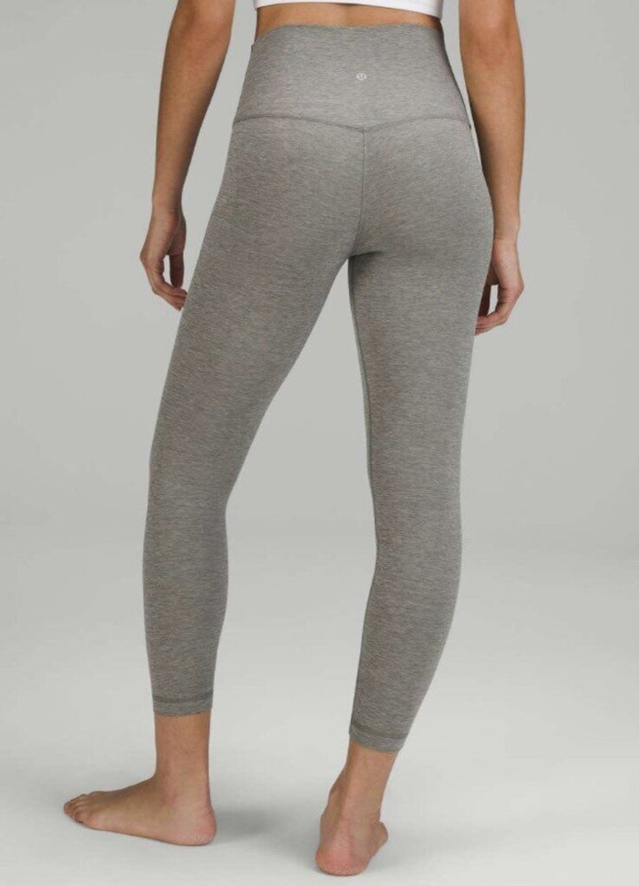 Lululemon Align High-Rise Pant 25" in Heathered Grey Sage (Retails for $98) - Size 12