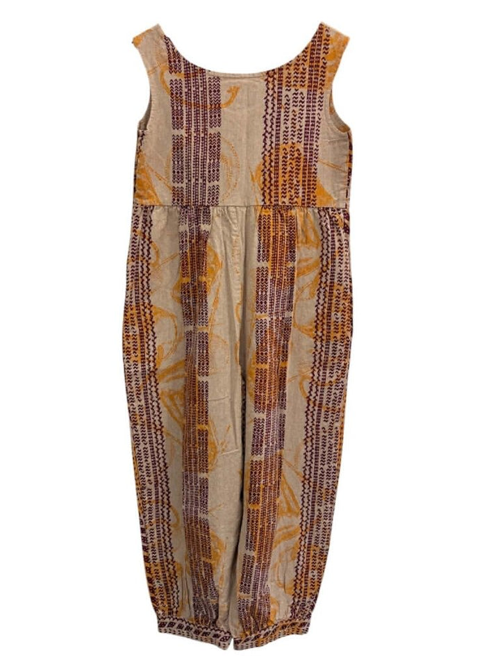 Nake'U Awai Designs Button Up Jumpsuit - Size Small