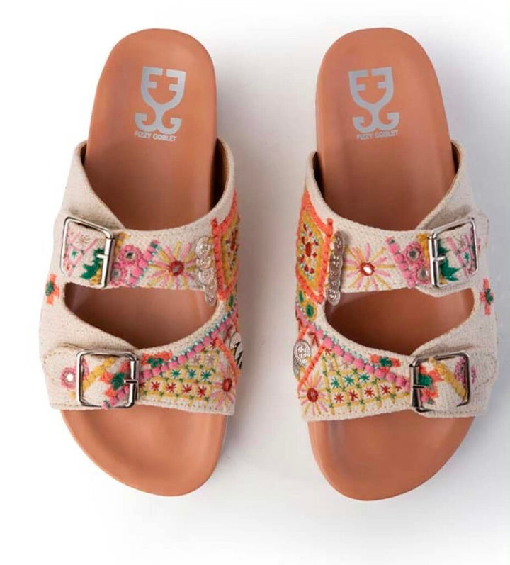 Fizzy Goblet Dreamcatcher Sandals - Size 38
