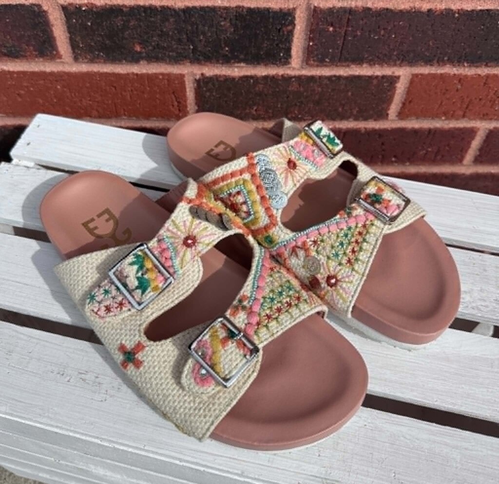 Fizzy Goblet Dreamcatcher Sandals - Size 38