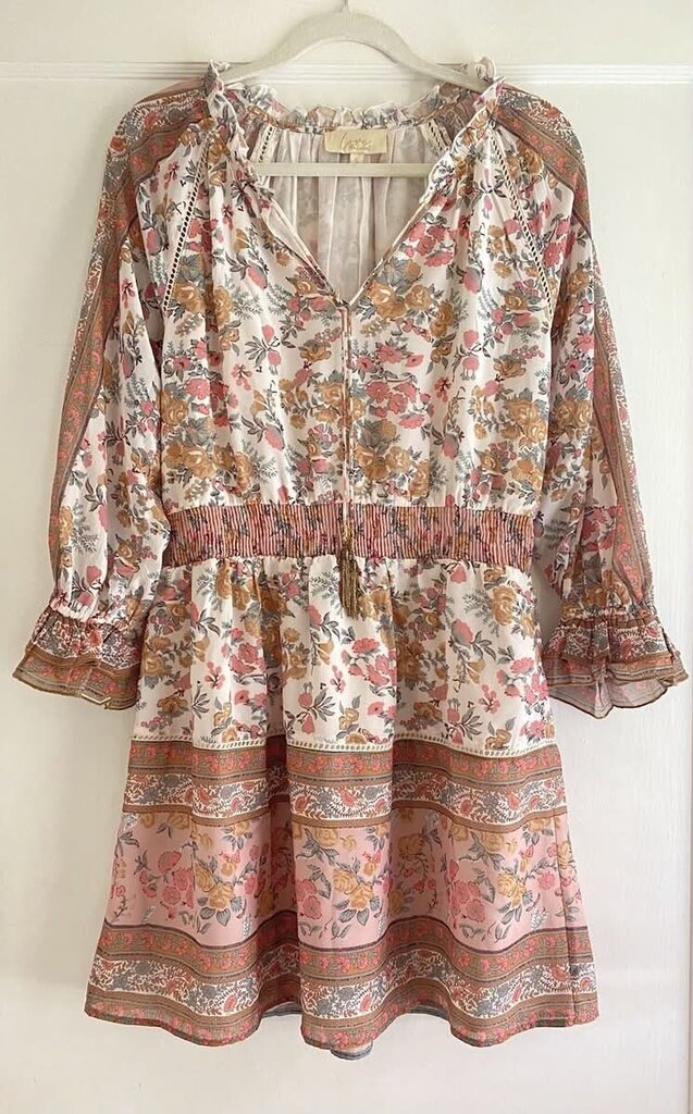 Anthropologie Love The Label Euphoria Boho Floral Dress - Size Large