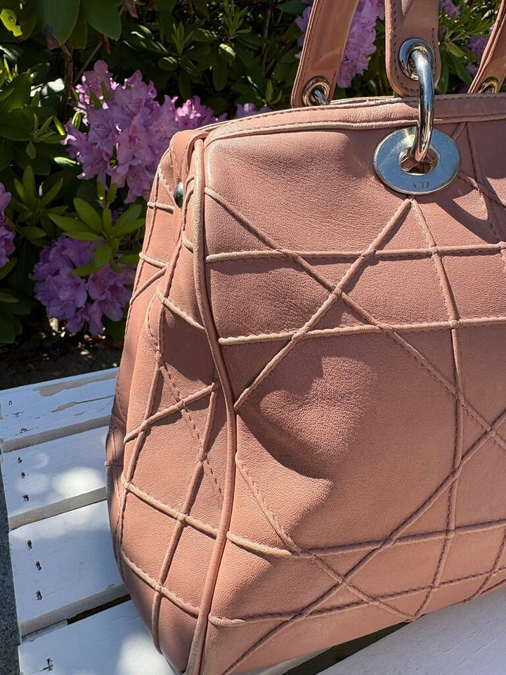 Christian Dior Cannage Granville Polochon Bag