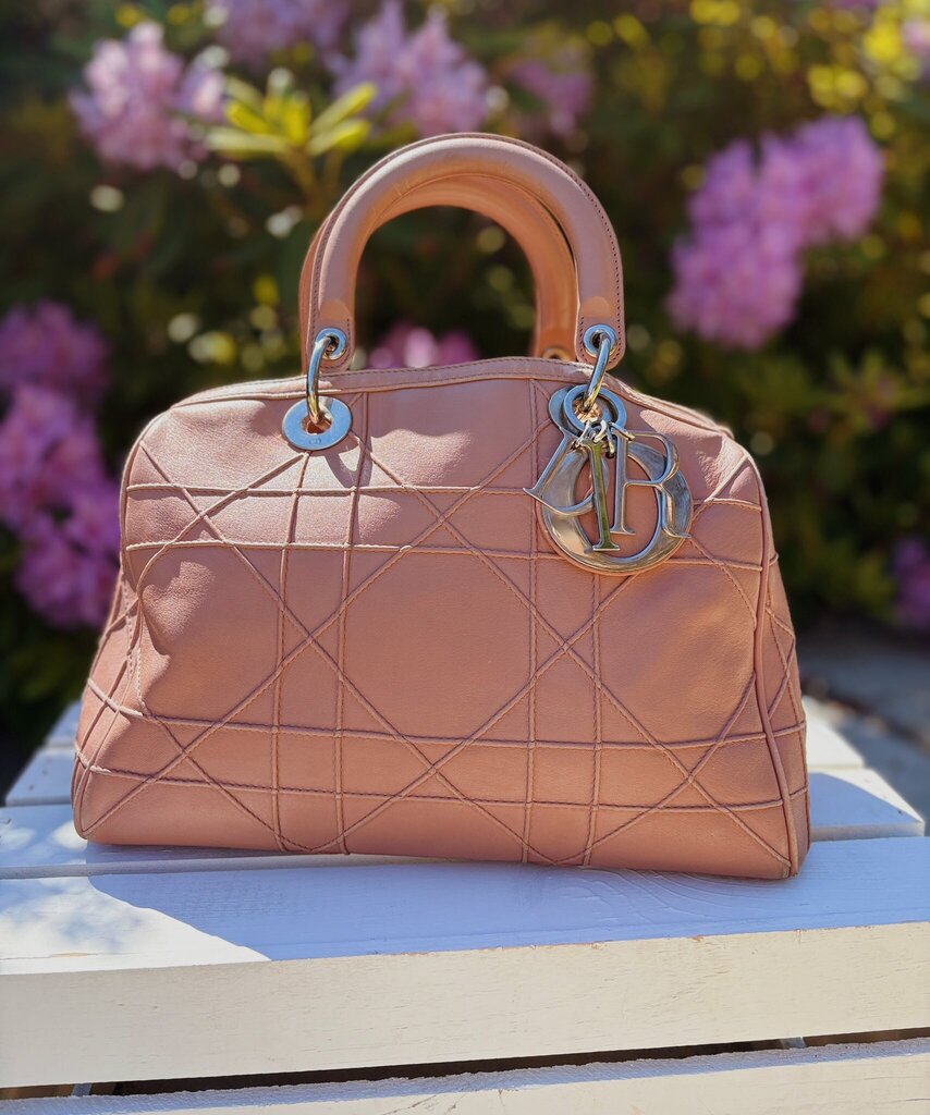 Christian Dior Cannage Granville Polochon Bag