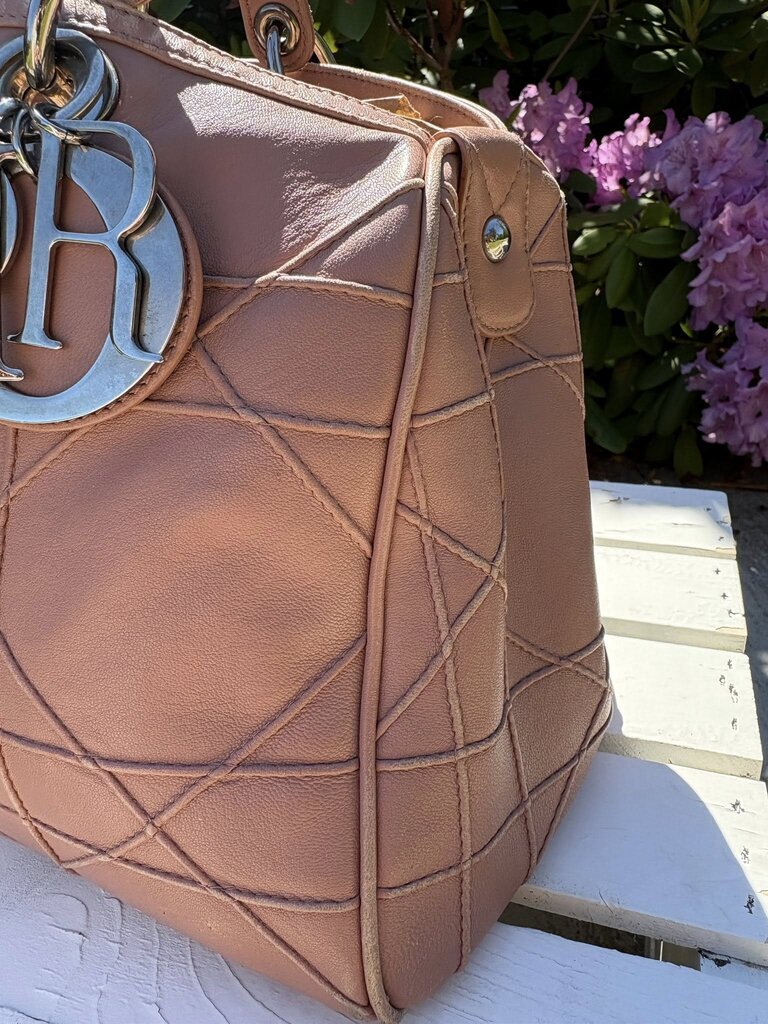 Christian Dior Cannage Granville Polochon Bag
