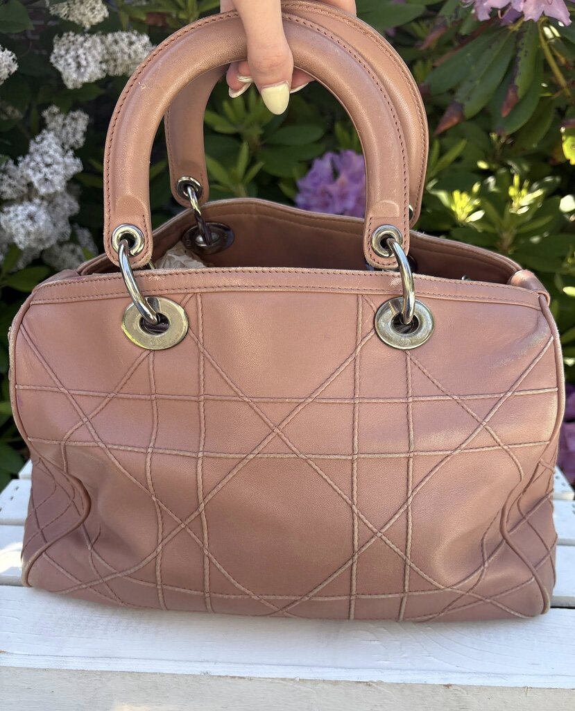 Christian Dior Cannage Granville Polochon Bag