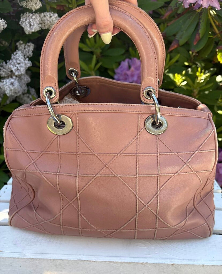 Christian Dior Cannage Granville Polochon Bag