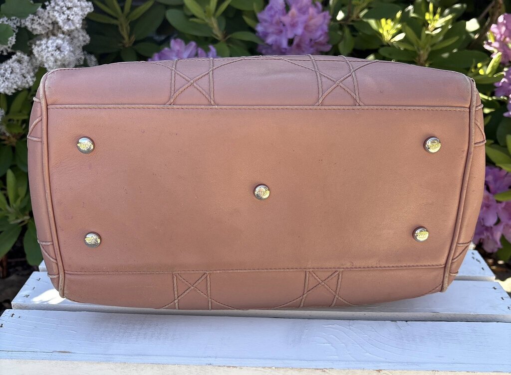 Christian Dior Cannage Granville Polochon Bag