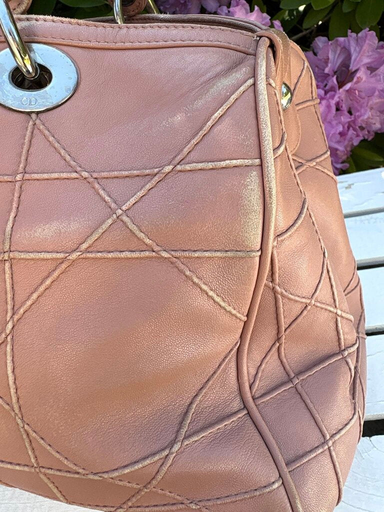 Christian Dior Cannage Granville Polochon Bag