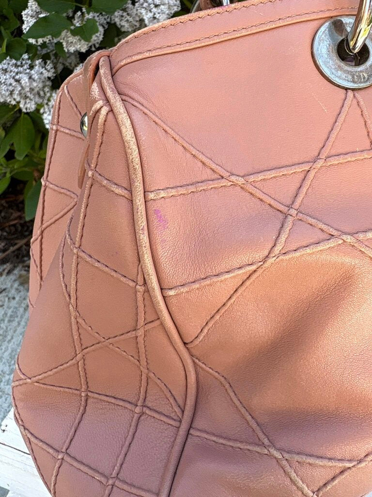 Christian Dior Cannage Granville Polochon Bag