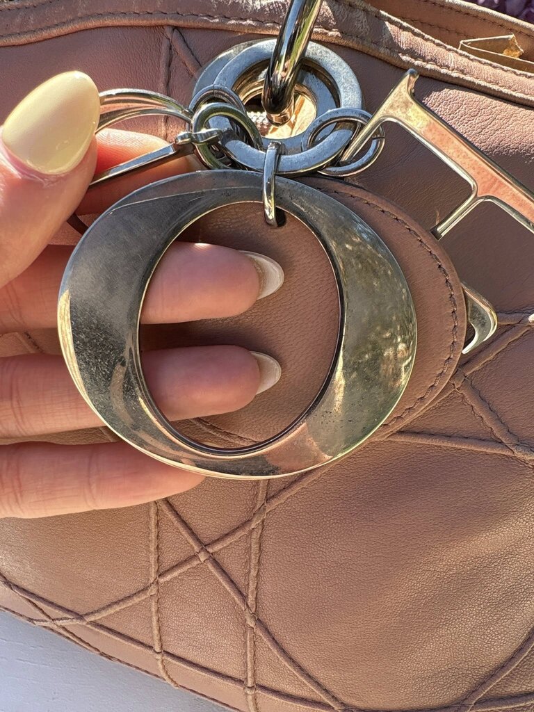 Christian Dior Cannage Granville Polochon Bag