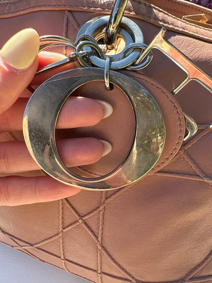 Christian Dior Cannage Granville Polochon Bag