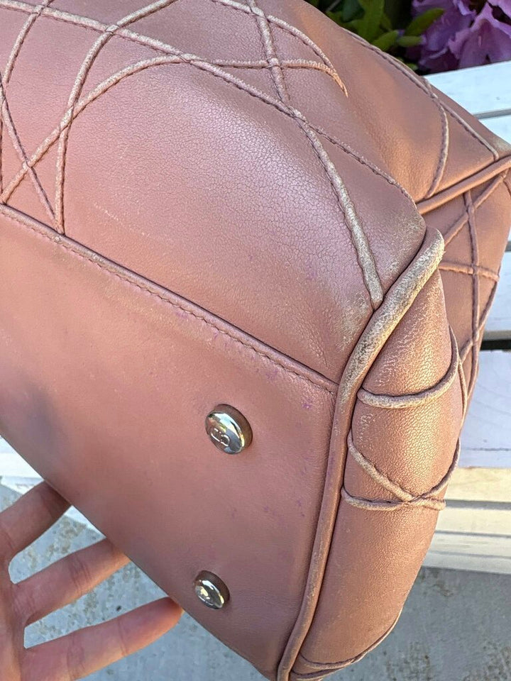 Christian Dior Cannage Granville Polochon Bag