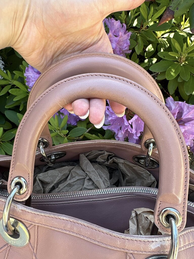 Christian Dior Cannage Granville Polochon Bag