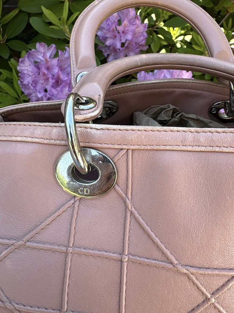 Christian Dior Cannage Granville Polochon Bag