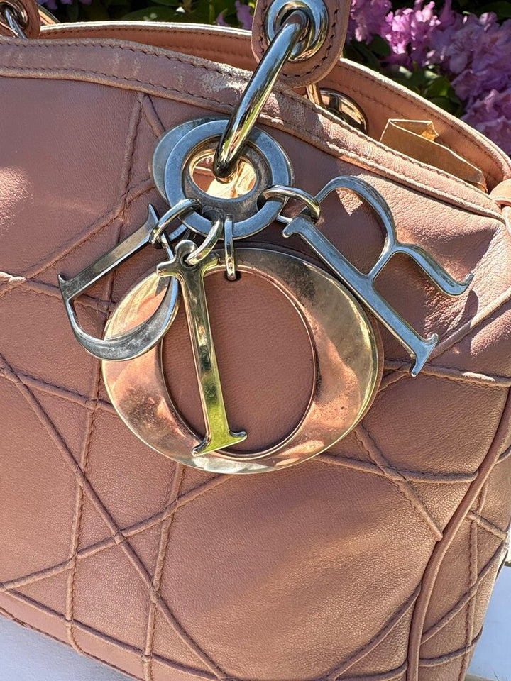 Christian Dior Cannage Granville Polochon Bag