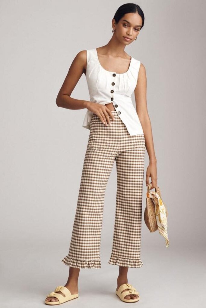 Maeve Colette Wide-Leg Pants - Size 27