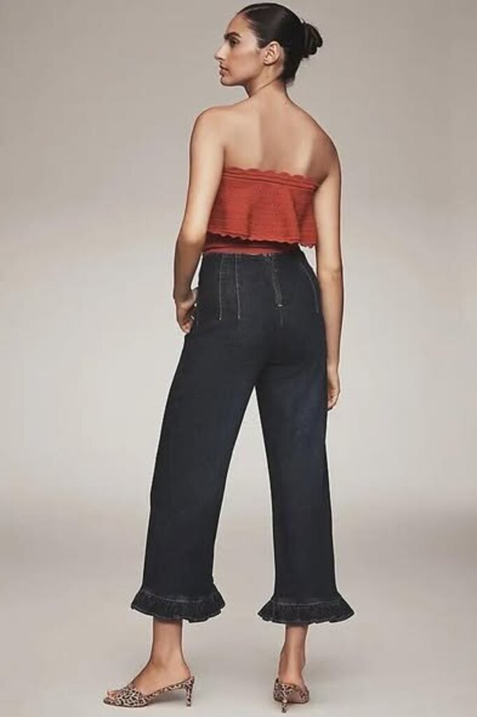 Maeve Colette Wide-Leg Pants In Goethitite Wash - Size 27