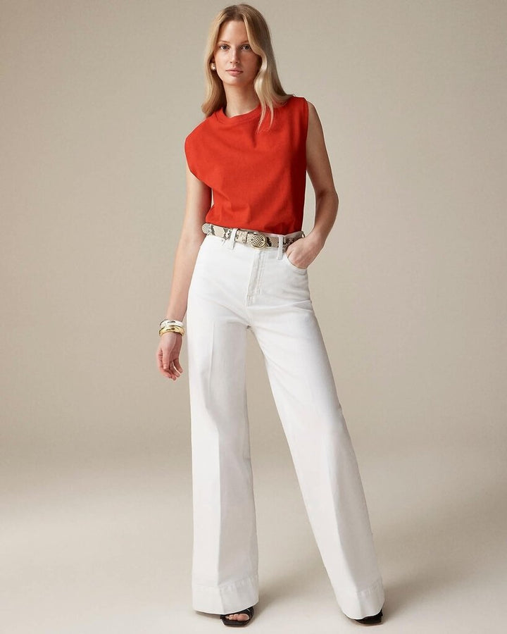 J Crew Wide-leg Denim Trouser - Size 30